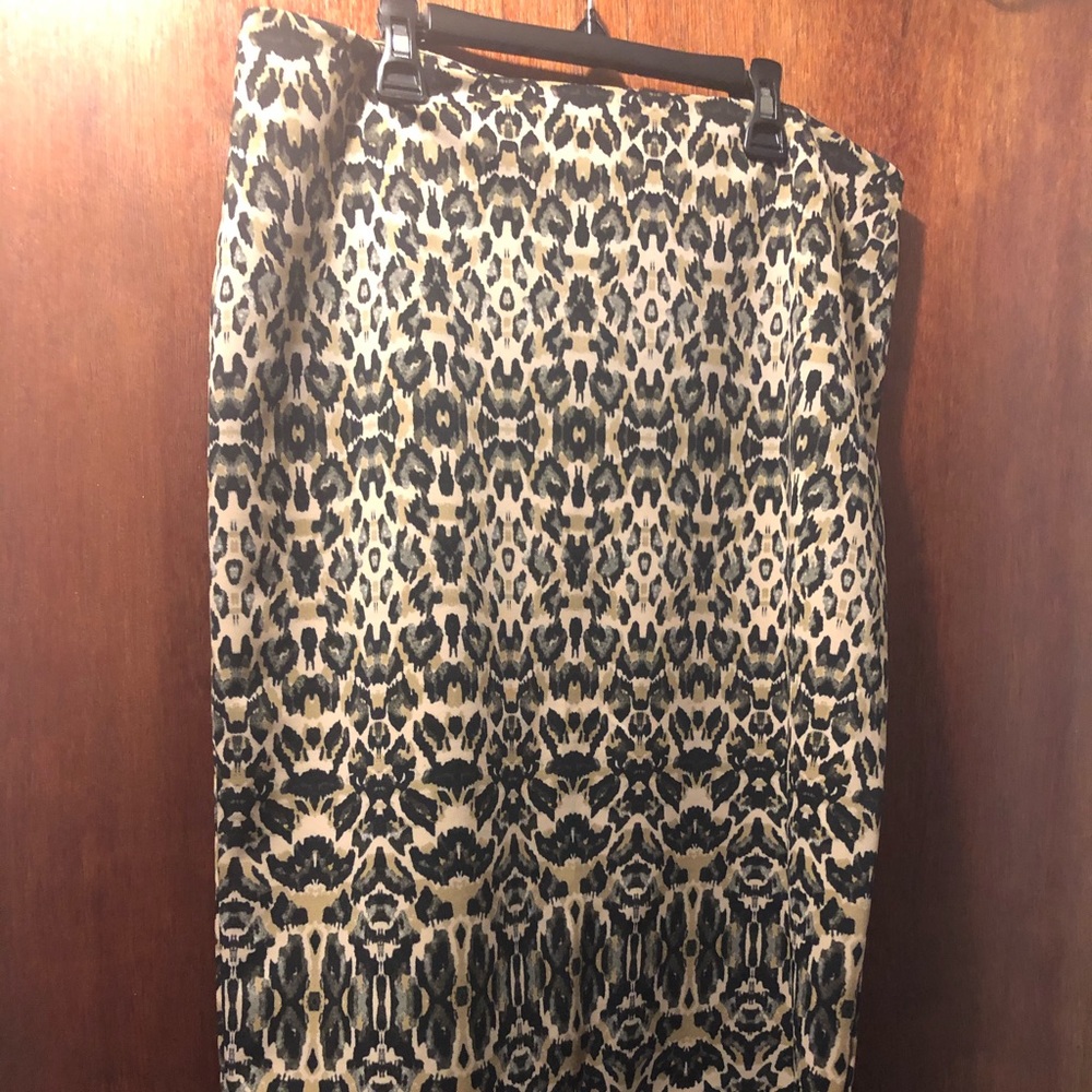 Animal Print Pencil Skirt